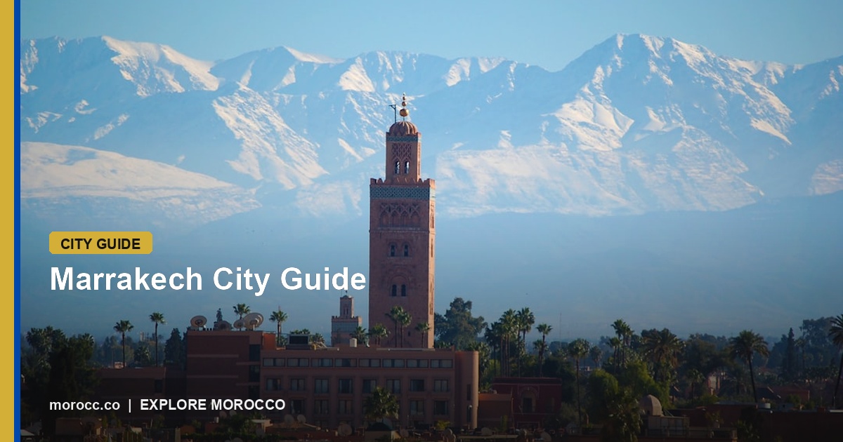 Marrakech City Guide guide cover